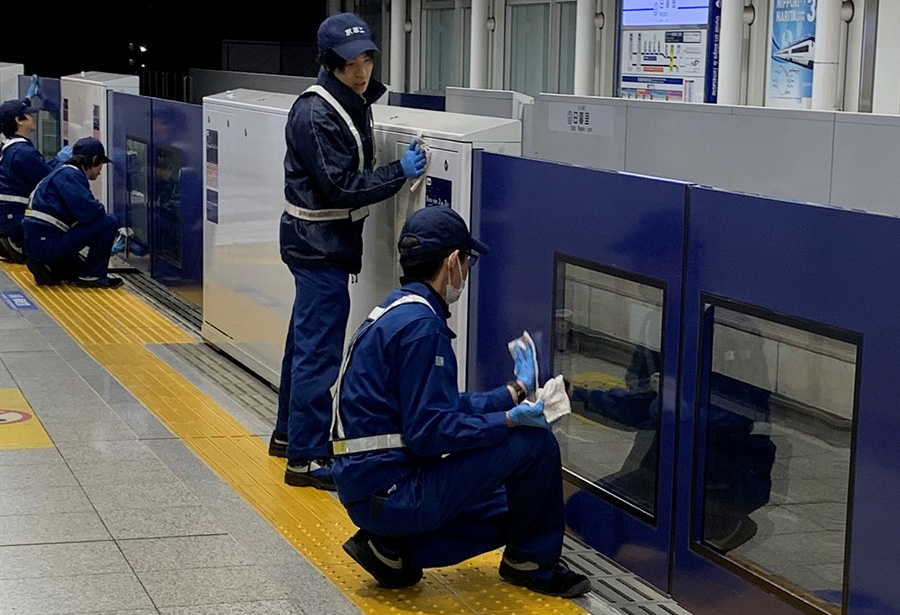 ホームドア点検業務