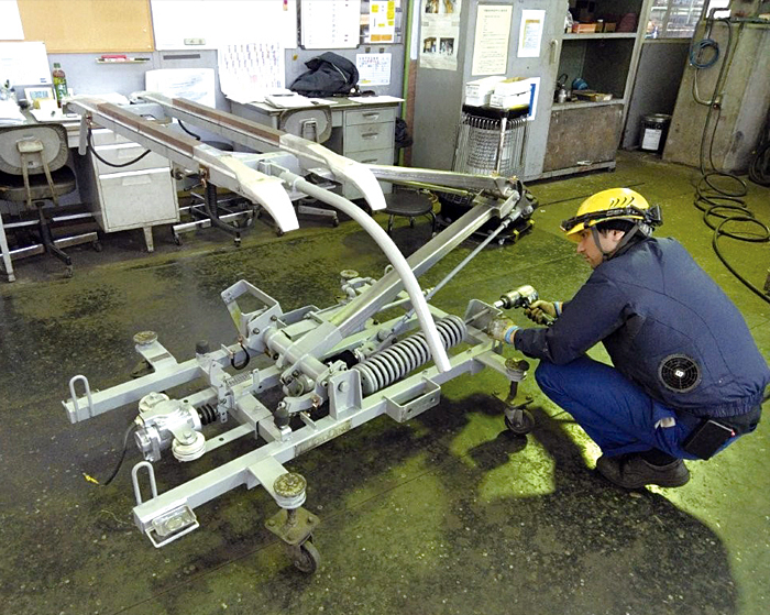 鉄道車両検査の流れ